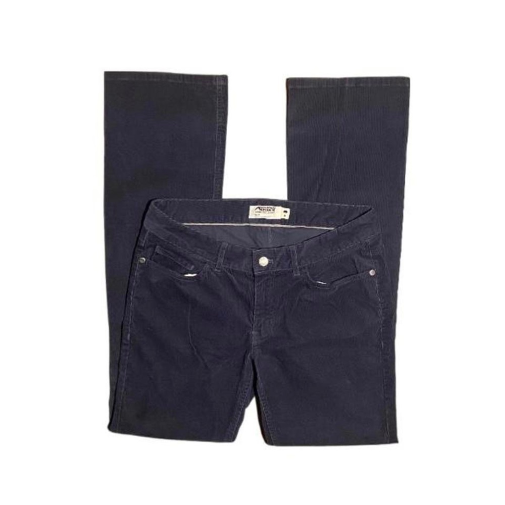 vintage thrifted navy blue corduroy pants